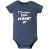 image:imageHudson Baby Unisex Baby Cotton Bodysuit Shorts and Shoe SetBlue Elephant Peanut