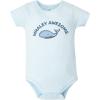 image:imageHudson Baby Unisex Baby Cotton Bodysuit Shorts and Shoe SetBlue Whaley Awesome