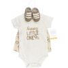 image:imageHudson Baby Unisex Baby Cotton Bodysuit Shorts and Shoe SetHappy Little One Safari