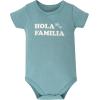 image:imageHudson Baby Unisex Baby Cotton Bodysuit Shorts and Shoe SetHola Familia