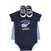 image:imageHudson Baby Unisex Baby Cotton Bodysuit Shorts and Shoe SetMommys Little Whale
