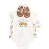 image:imageHudson Baby Unisex Baby Cotton Bodysuit Shorts and Shoe SetMommys Surfer Dude