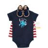 image:imageHudson Baby Unisex Baby Cotton Bodysuit Shorts and Shoe SetPirate Octopus