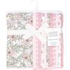 image:imageHudson Baby Unisex Baby Cotton Polyester Flannel Burp Cloths Bundle 12PackSoft Pink Floral