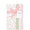 image:imageHudson Baby Unisex Baby Cotton Polyester Flannel Burp ClothsSweet Little Floral 4pack