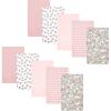 Soft Pink Floral 10-pack