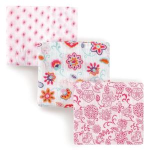 image:imageHudson Baby Unisex Baby Cotton Muslin Swaddle Blankets Pink Sheep 2PackFloral