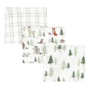 image:imageHudson Baby Unisex Baby Cotton Muslin Swaddle Blankets Pink Sheep 2PackForest Animals