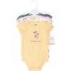 image:imageHudson Baby Infant Girls Cotton Bodysuits 5PackButterfly Floral