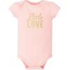 image:imageHudson Baby Infant Girls Cotton Bodysuits 5PackSoft Pink Sage Rose