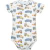 image:imageHudson Baby Infant Boys Cotton Bodysuits 5Pack Blue Construction Trucks 36 Months