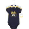 image:imageHudson Baby Unisex Baby Cotton Bodysuits Hola Ladies 3Pack 36 Months