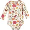 image:imageHudson Baby Unisex Baby Thermal Long Sleeve BodysuitsAcorn Botanical
