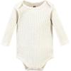 image:imageHudson Baby Unisex Baby Thermal Long Sleeve BodysuitsSoft Pink Sage Rose
