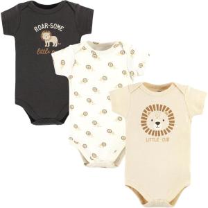 image:imageHudson Baby Unisex Baby Cotton Bodysuits Brave Lion Newborn