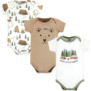 image:imageHudson Baby Unisex Baby Cotton Bodysuits Little Camper 03 Months