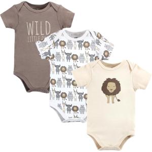 image:imageHudson Baby Unisex Baby Cotton Bodysuits Safari Lion 1824 Months