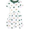 image:imageHudson Baby Girls Cotton DressesClover Rainbow