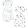 image:imageHudson Baby Girls Cotton DressesEaster Plaid Bunny