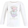 image:imageHudson Baby BabyGirls Long Sleeve TShirtsBakery Tea Party
