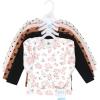 image:imageHudson Baby BabyGirls Long Sleeve TShirtsCinnamon Pink Prints