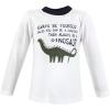 image:imageHudson Baby BabyGirls Long Sleeve TShirtsConstruction Dino