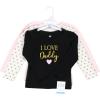 image:imageHudson Baby BabyGirls Long Sleeve TShirtsGirl Daddy