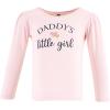 image:imageHudson Baby BabyGirls Long Sleeve TShirtsGirl Daddy Pink Navy