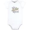 image:imageHudson Baby Infant Girls Cotton Bodysuits 3Pack Wild Cheetah Newborn