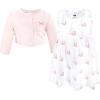 image:imageHudson Baby Toddler and Girls Cotton Dress and Cardigan SetBonjour Paris