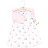 image:imageHudson Baby Toddler and Girls Cotton Dress and Cardigan SetBonjour Paris