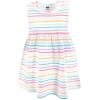 image:imageHudson Baby Toddler and Girls Cotton Dress and Cardigan SetHappy Stripe