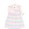 image:imageHudson Baby Toddler and Girls Cotton Dress and Cardigan SetHappy Stripe