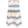 image:imageHudson Baby Toddler and Girls Cotton Dress and Cardigan SetSunset Stripe