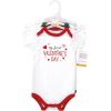 image:imageHudson Baby Unisex Baby Cotton Bodysuits Girl First Valentine Easter 36 Months