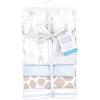 image:imageHudson Baby Unisex Baby Cotton Polyester Flannel Receiving Blankets 4PackModern Safari Friends
