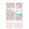 image:imageHudson Baby Unisex Baby Cotton Polyester Flannel Receiving Blankets 4PackOutline Floral Soft Pink