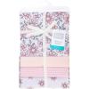 image:imageHudson Baby Unisex Baby Cotton Polyester Flannel Receiving Blankets 4PackPink Mint Floral