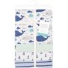 image:imageHudson Baby Unisex Baby Cotton Polyester Flannel Receiving Blankets 4PackSea Friends