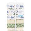image:imageHudson Baby Unisex Baby Cotton Polyester Flannel Receiving Blankets 4PackWild Leaf Safari