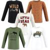 image:imageHudson Baby BabyGirls Long Sleeve TShirtsAnimal Adventure