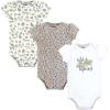 image:imageHudson Baby Infant Girls Cotton Bodysuits 3Pack Wild Cheetah Newborn