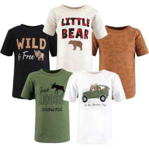 image:imageHudson Baby Baby Short Sleeve TShirtsAnimal Adventure