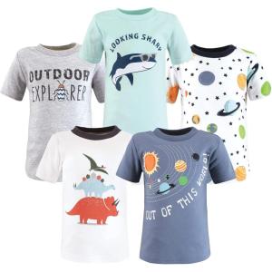 image:imageHudson Baby Baby Short Sleeve TShirtsSolar System Shark