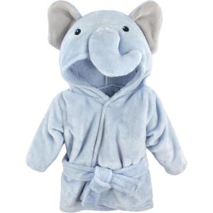 image:imageHudson Baby Unisex Baby Plush Pool and Beach Robe CoverupsBlue Elephant