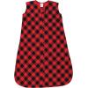 image:imageHudson Baby Infant Girl Thermal Sleeveless Sleeping Bag 2pkBuffalo Plaid Leopard