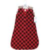 image:imageHudson Baby Infant Girl Thermal Sleeveless Sleeping Bag 2pkBuffalo Plaid Leopard