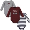 image:imageHudson Baby Basics Infant Boys Essential Long Sleeve Bodysuits 3PackDads Little Buddy