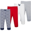 image:imageHudson Baby Basics Unisex Baby Comfy Cotton Pants 4PackMidnight Meadow