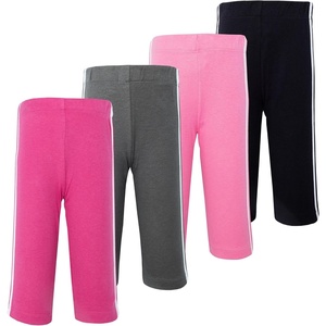 image:imageHudson Baby Basics Unisex Baby Comfy Cotton Pants 4PackPink Noir